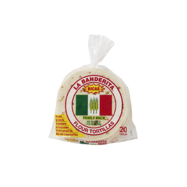 La Banderita Flour Tortilla6"