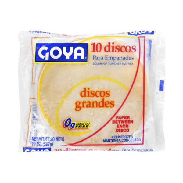 Goya Large White Disc - Empanadas